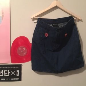 Lazy Oaf Denim Skirt